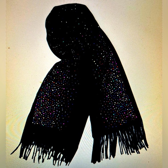 Lucia Scarf in Black by Natalie Mills - Picture 1 of 2